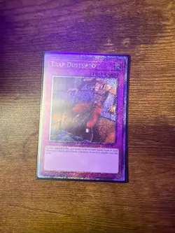 Yugioh! 1x Trap Dustshoot RA05-EN077 Platinum Secret Rare 1st Ed NM - Image 1