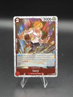 One Piece TCG - PRB-02 Premium Booster Volume 2 - Sanji #ST21-003 (Reprint) Foil - Image 1