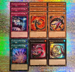 Yu-Gi-Oh 13 Card Materiactor Deck Core Lot Bundle Super Rare M/LP Xyz SUDA NEW - Image 2