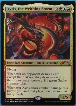 Xyris, the Writhing Storm (Year of the Snake 2025 Promo) FOIL NM CARD (514615) - Image 1