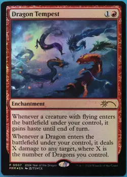Dragon Tempest (2024 Lunar New Year Promo) FOIL MINT MTG CARD (515671) ABUGames - Image 1