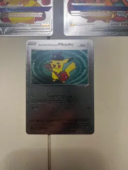 Pikachu Silver Foil 🔥Fan Art 🔥Cards Lot Of 7 Total NM cards - Image 4