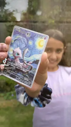 SALE! | Mew with The Starry Night | Van Gogh Pokemon Cards | #25 | Read Descrip. - Image 4