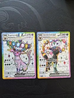 Pokemon Bundle Of English Umbreon & Espeon promo Cards In NM Or Better Condition - Image 1