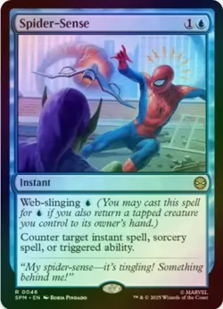 1 x Spider-Sense - Foil - Marvel's Spider-Man - LP - MTG - Image 1