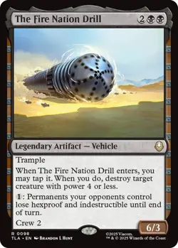 The Fire Nation Drill [TLA - 98] - NM [Foil] TCG MTG - Image 1