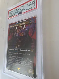 2025 MTG Final Fantasy EN Golbez, Crystal Collector Borderless #395 PSA 10 - Image 4