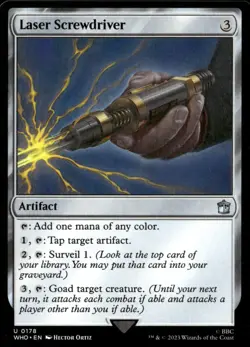 Laser Screwdriver 178 Universes Beyond: Doctor Who Magic: The Gathering NM - Image 1