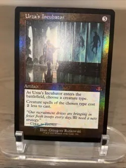 MTG Urza's Incubator RETRO FRAME FOIL Dominaria Remastered 392 NM - Image 2