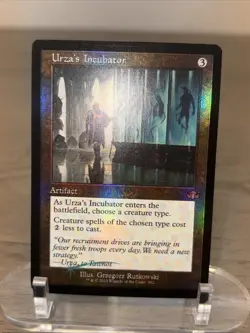 MTG Urza's Incubator RETRO FRAME FOIL Dominaria Remastered 392 NM - Image 3