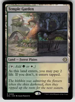 Temple Garden Normal R Lorwyn Eclipsed 268 NM - Image 1