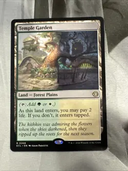 MTG Temple Garden Magic: The Gathering Lorwyn Eclipsed Rare #0268 - Image 1