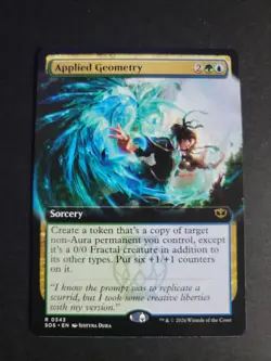 Applied Geometry (Extended Art) Rare MTG Secrets of Strixhaven - Image 1