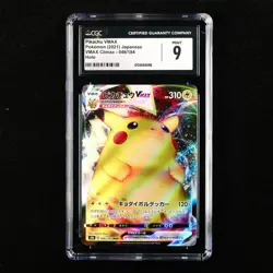 CGC 9 MINT 2021 Pokemon JPN Pikachu VMAX D s8b 046/184 RRR - Image 1