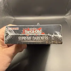 SUPREME DARKNESS YUGIOH SEALED BOX 1ST EDITION FOUR 9 CARD PACKS 1 EXCL TOKEN - Image 3