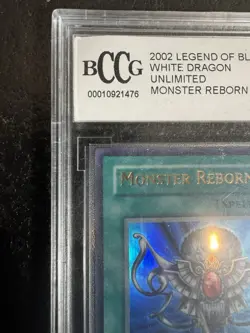 Yu-Gi-Oh! Legend of Blue Eyes Monster Reborn Ultra Rare LOB-118 BCCG 10 - Image 2