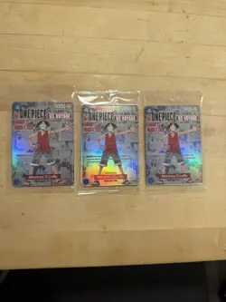 One Piece Monkey D. Luffy US Voyage College Basketball Promo Card (Sealed New) - Image 1