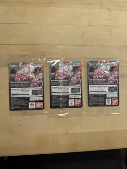 One Piece Monkey D. Luffy US Voyage College Basketball Promo Card (Sealed New) - Image 2