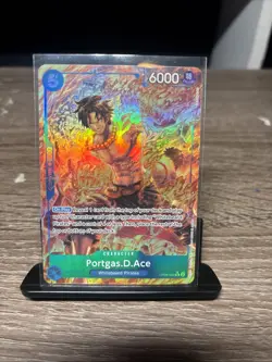 Portgas D Ace OP08-052 R Alternate Art Two Legends One Piece NM - Image 1