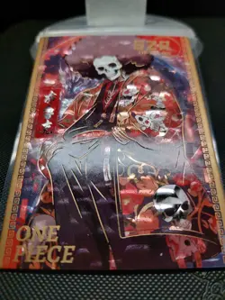 One Piece CCG Holographic Brook Collectible Card Op-szr-005 Rare - Image 4
