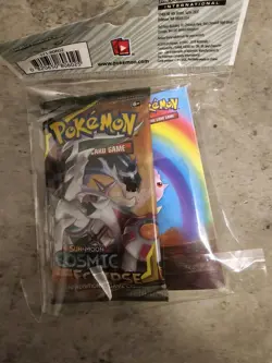 Cosmic Eclipse Booster Pack Mini Portfolio *Rare* Sealed, Pokemon tcg - Image 1