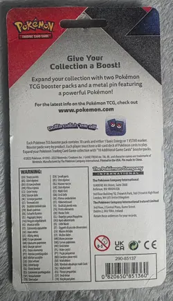 Pokemon Sun & Moon Cosmic Eclipse Booster Pack w/ Jirachi Pin Sealed English - Image 3
