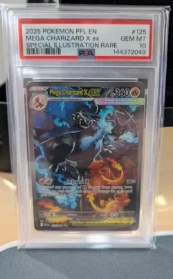 PSA 10 MEGA CHARIZARD X EX 125/094 | Phantasmal Flames Graded Pokemon Card - Image 3