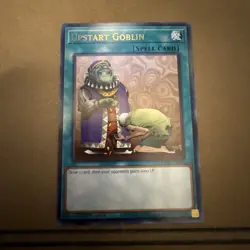 1x Upstart Goblin MGED-EN146 1st Edition Gold Rare Near Mint YuGiOh - Image 1