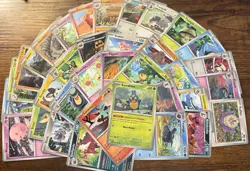 BLACK BOLT & WHITE FLARE POKEMON BULK LOTS SV10.5! with Holos And Rare Inserts! - Image 2