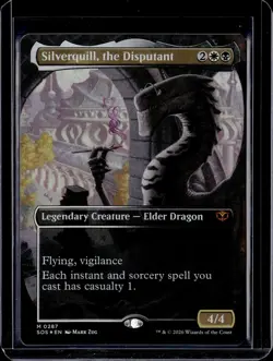 Silverquill, the Disputant (Borderless) - 287 - Foil - SOS - NM - MTG - Image 1