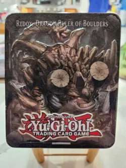 YuGiOh - Empty Collectible Tin 2013 - Redox Dragon Ruler of Boulders - Image 1