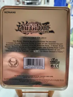 YuGiOh - Empty Collectible Tin 2013 - Redox Dragon Ruler of Boulders - Image 2