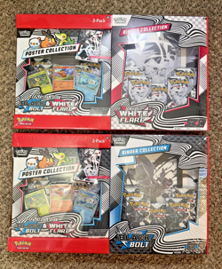 Pokemon Black Bolt White Flare Binder Poster Collection Sealed Sams Club 1 Each - Image 1