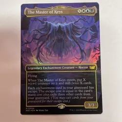 The Master of Keys (Borderless) Commander: Duskmourn: House of Horror Foil #4 - Image 1