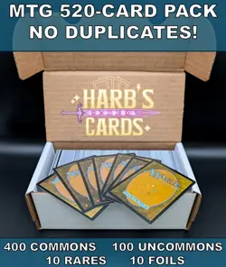 520 Magic: The Gathering MTG Cards with Rares & Foils - NO DUPES - Commander EDH - Image 1