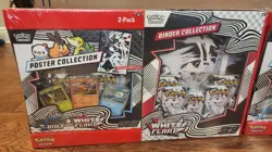 Pokemon Black Bolt and White Flare Binder + Poster Collection Sam's Club Bundles - Image 4