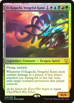 MTG FOIL O-Kagachi, Vengeful Kami - Commander 2017 #045 - Image 1