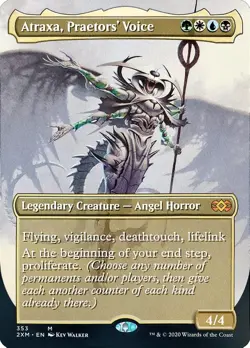 Atraxa Praetors' Voice Borderless Foil Double Masters 353 NM - Image 1