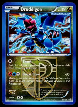 Black and White Promos #BW80 Druddigon (Team Plasma) - Image 1