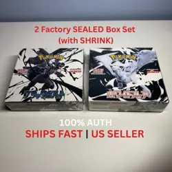 Pokemon Black Bolt White Flare Booster Box Set of 2 Japanese SEALED | US Seller - Image 1