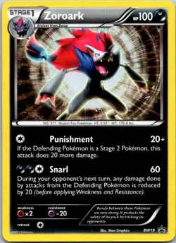 Zoroark - Promo Black and White Promos BW19 MP - Image 1