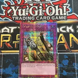 Yugioh Solemn Judgment RA02-EN075 Quarter Century Secret Rare 1st Ed Near Mint - Image 1