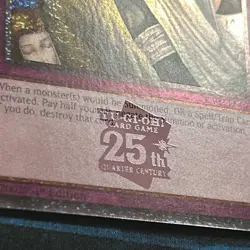 Yugioh Solemn Judgment RA02-EN075 Quarter Century Secret Rare 1st Ed Near Mint - Image 3