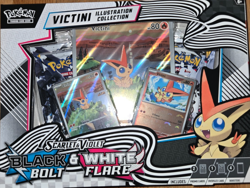 Pokemon Black Bolt & White Flare Unova Victini Illustration Collection BRAND NEW - Image 1