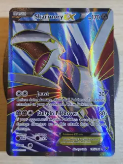 Skarmory EX 145/146 - XY Base Set Full Art Ultra Rare Pokemon Card LP/MP - Image 1