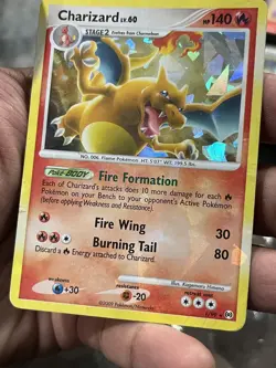 Charizard 1/99 Arceus 2009 CRACKED ICE Holo Rare Pokemon TCG Card HP played - Image 3