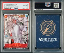 One Piece Card PSA10 Silvers Rayleigh OP08-118 Comic Parallel 2024 Japanese - Image 1
