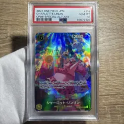 One Piece Card PSA10 Charlotte Linlin OP06-114 Super Rare 2023 Japanese - Image 1