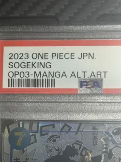One Piece Card PSA10 Sogeking OP03-122 Comic Parallel Rare 2023 Japanese - Image 2