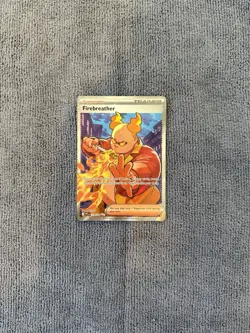Pokemon TCG Firebreather Trainer Supporter PFL 119/094 Full Art Foil Ultra Rare - Image 1